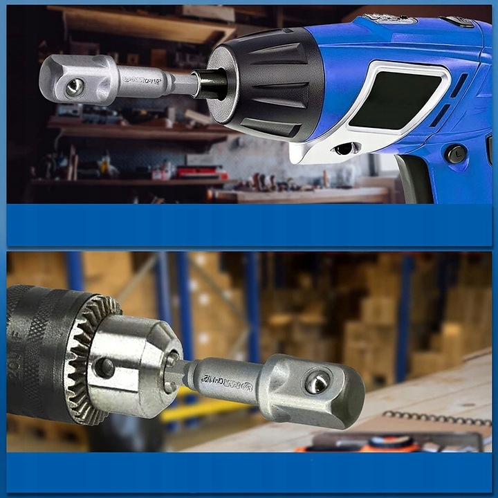 REDUKCJE ADAPTERY DO WKRĘTARKI NASADKI 1/4 3/8 1/2 Stan opakowania oryginalne