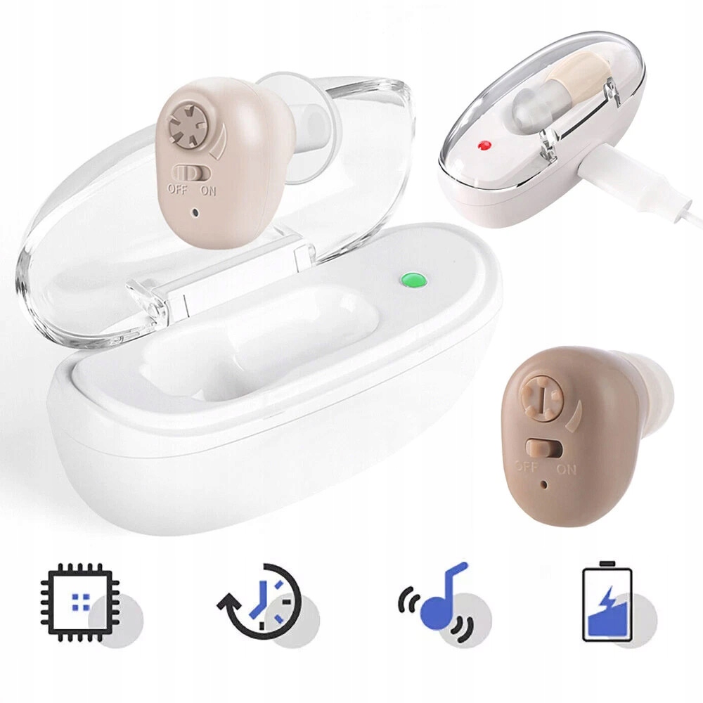 Akumulator Dla Seniorów, Cyfrowa Para Douszna Z Doskonałą Jakością Dźwięku