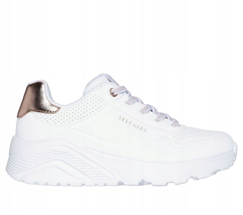 Buty młodzieżowe Skechers Uno Lite białe 310384L Wht