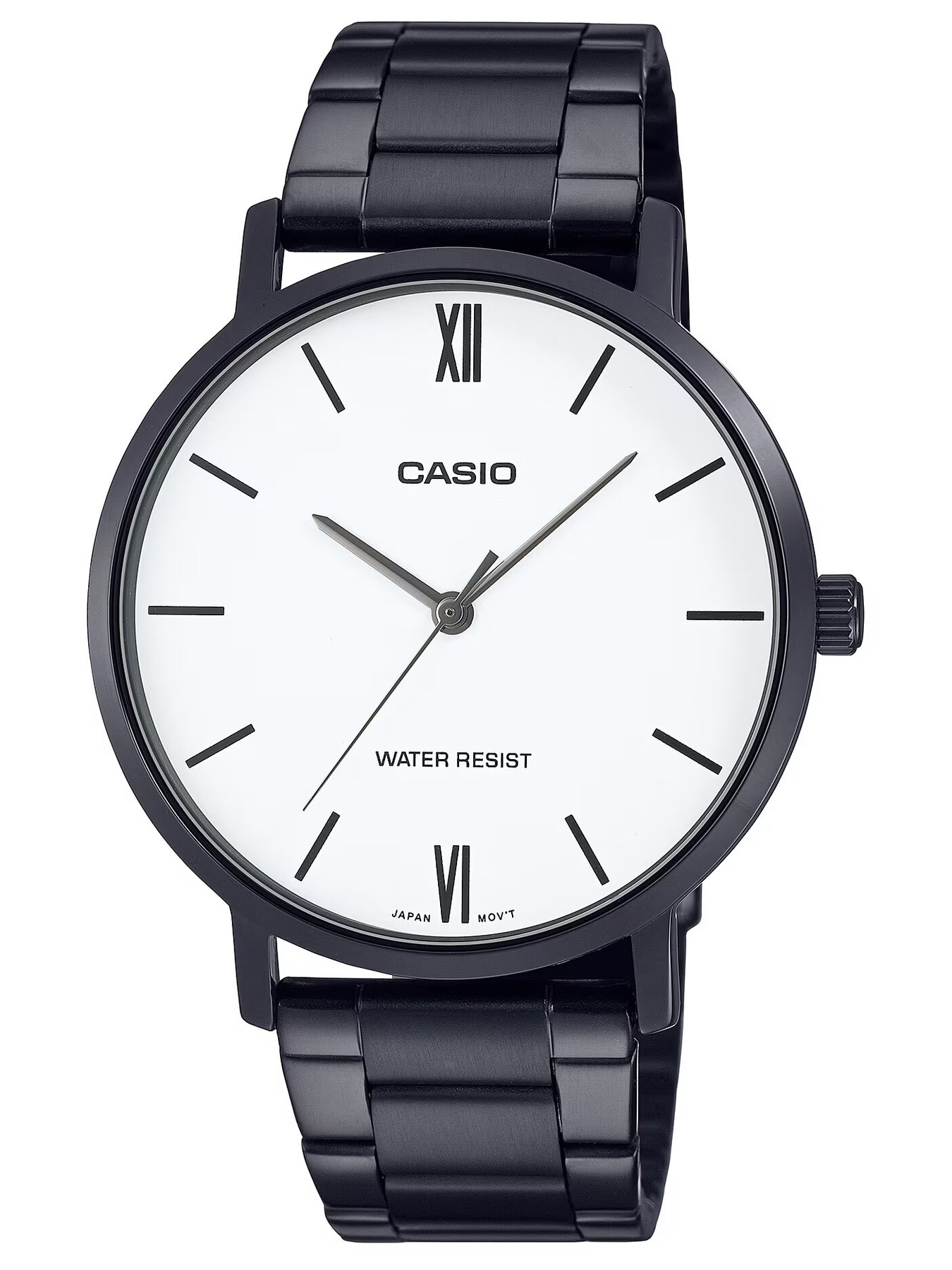 Pánské Hodinky Casio MTP-VT01B-7B Černé Křemenné Dárek Ke Dni Chlapců