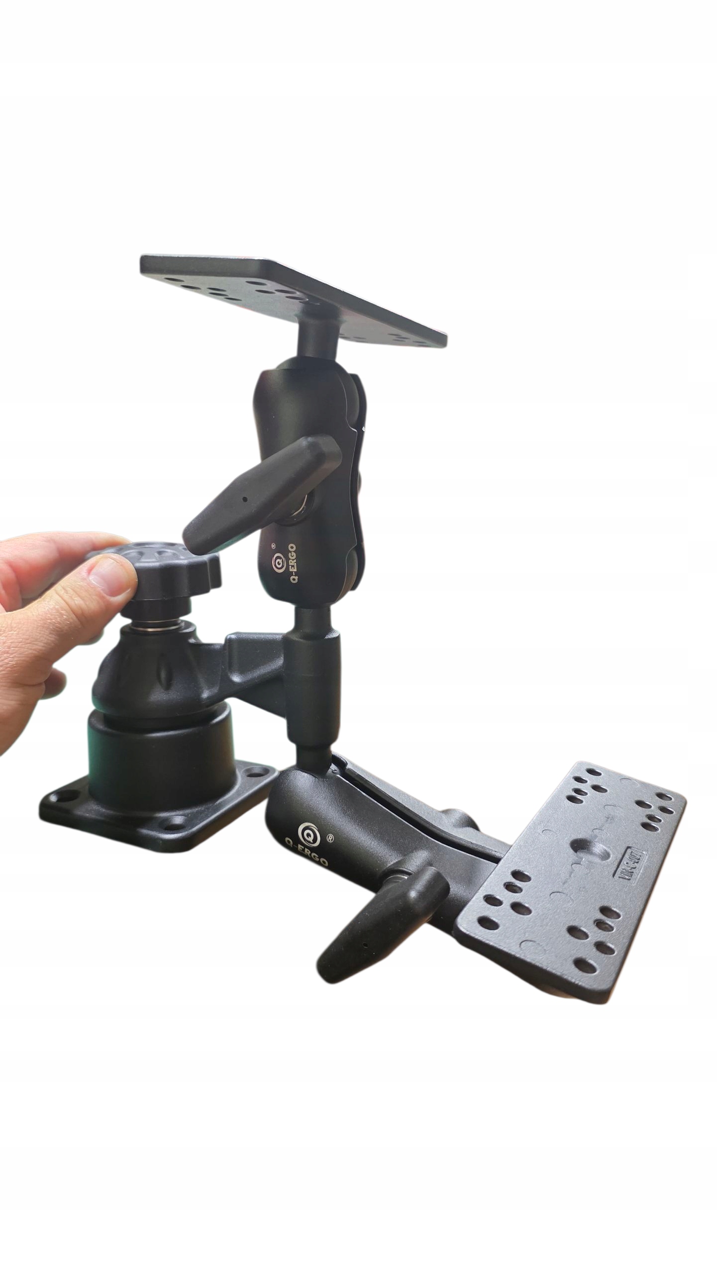 Uchwyt Ruchome Ramie X1C Na 2 Ekrany Plotery Ramiona 9 14,5 cm Q-ergo