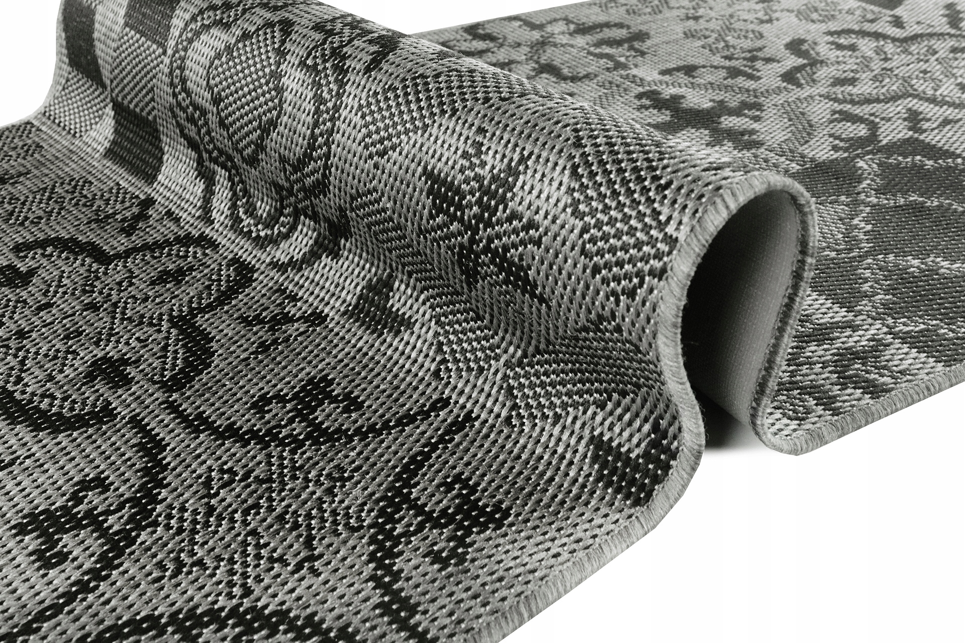 CHODNIK SZNURKOWY 100cm PŁASKO TKANY ALMERIA - ŻEL Typ na metry