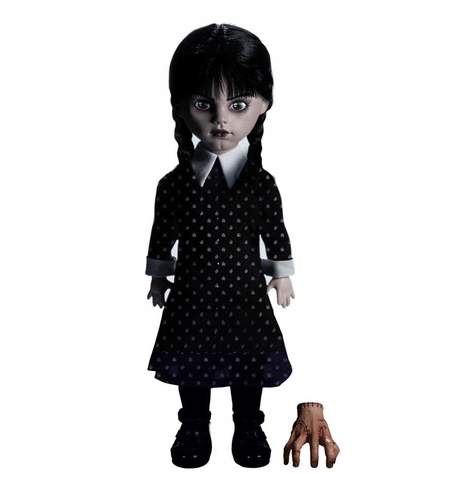 Figurka Wednesday Addamsová 25 cm pohyblivá panenka MezcoToys, originální