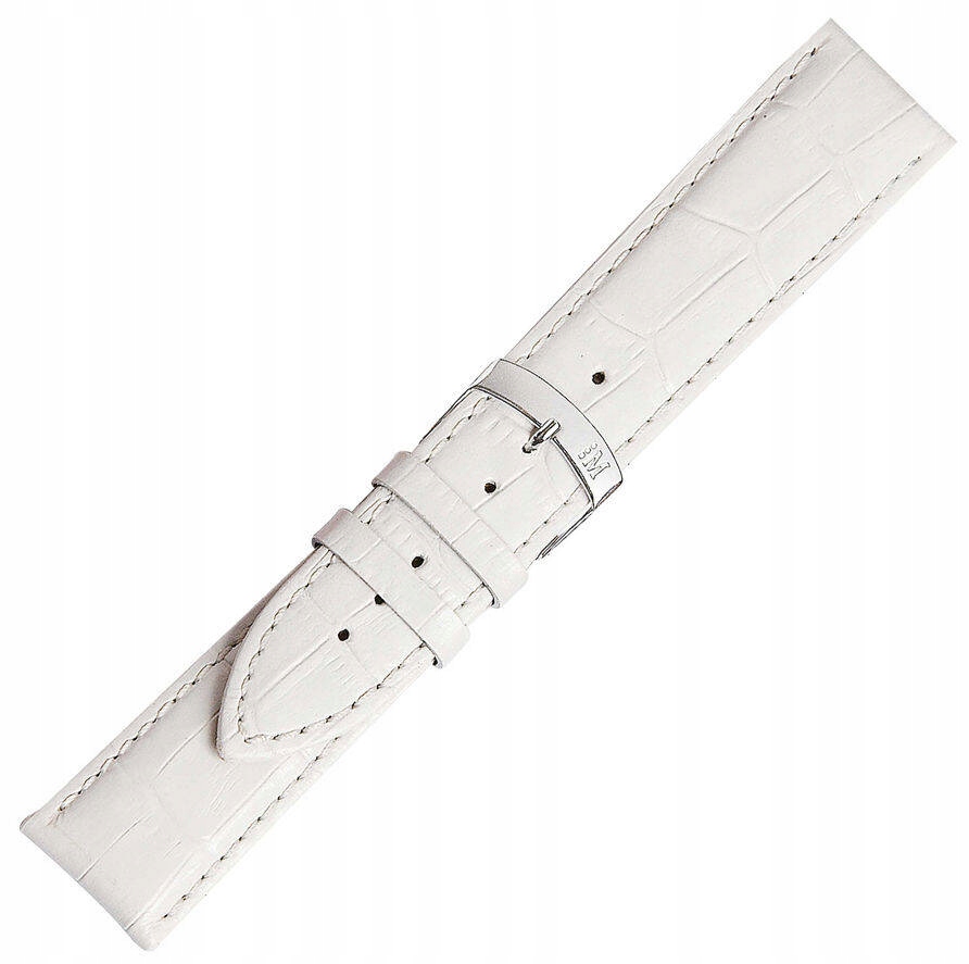 Bílý Kožený Řemínek Pro Chytré Hodinky 22 mm Morellato A01X3395656017
