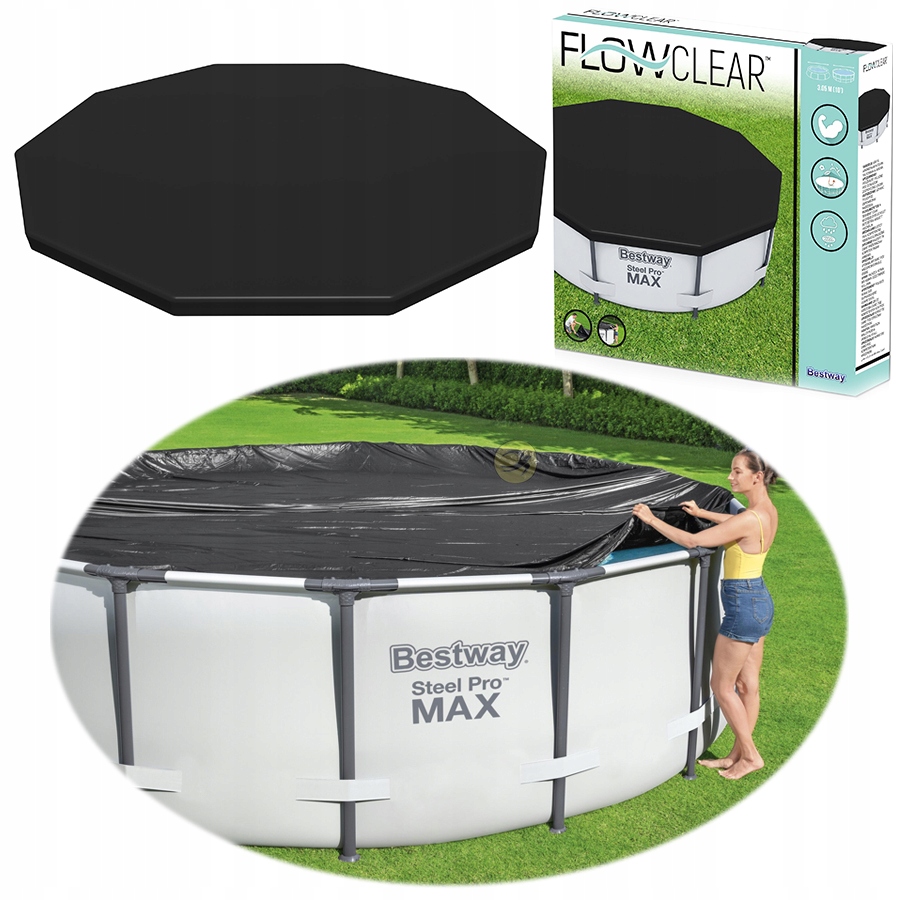 

Pokrywa Okrągła Do Basenu Stelażowego 305CM 58036