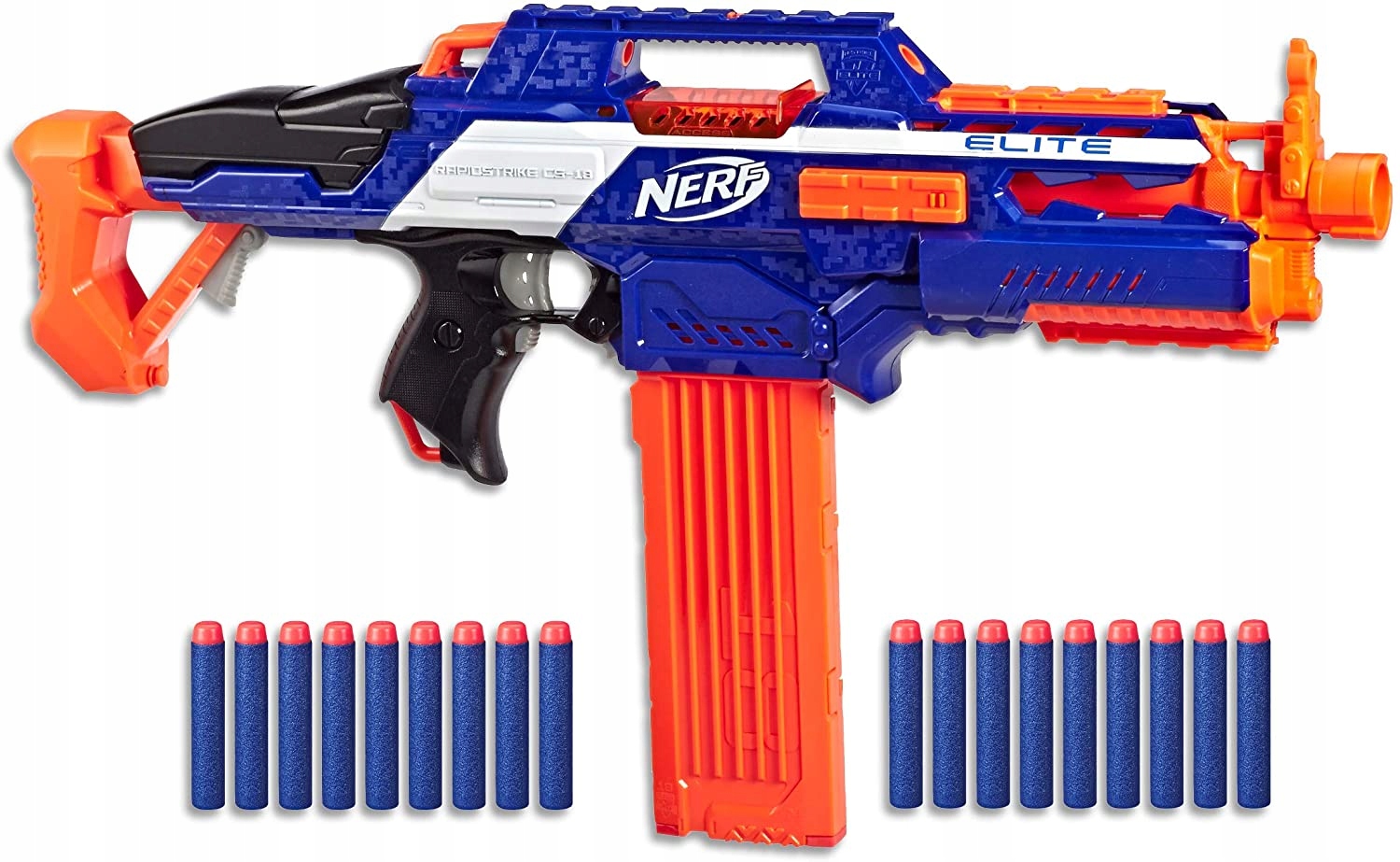 NERF N-STRIKE ELITE RAPIDSTRIKE CS-18 + DODATKI Rodzaj pistolety