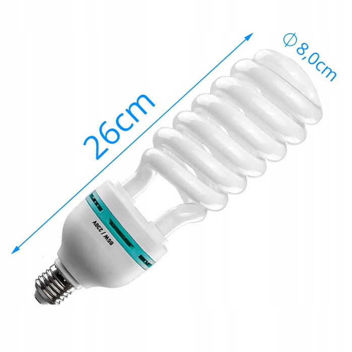 2x Żarówka LAMPA ŚWIATŁA STAŁEGO 85W = 400W 5500K EAN (GTIN) 0736542965414