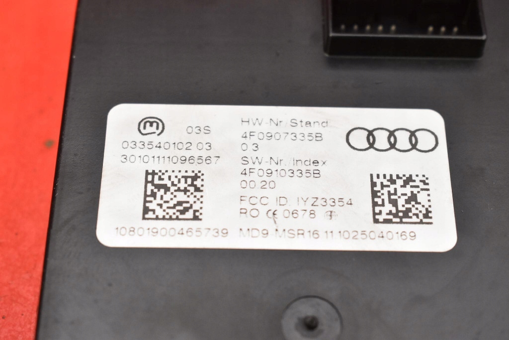 control unit module KESSY 4F0907335B AUDI A6 C6 3.0 TDI 239 KM LIFT 08-11