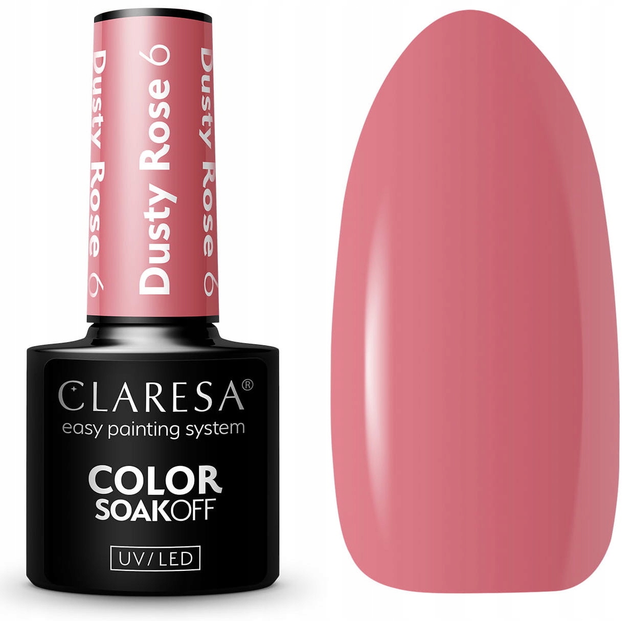 

Claresa Lakier Hybrydowy Dusty Rose 6 5G