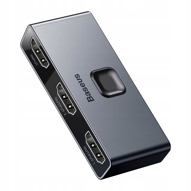 Baseus Dwukierunkowy Rozdzielacz Splitter Hdmi Matrix, 2X1 1X2, 4K