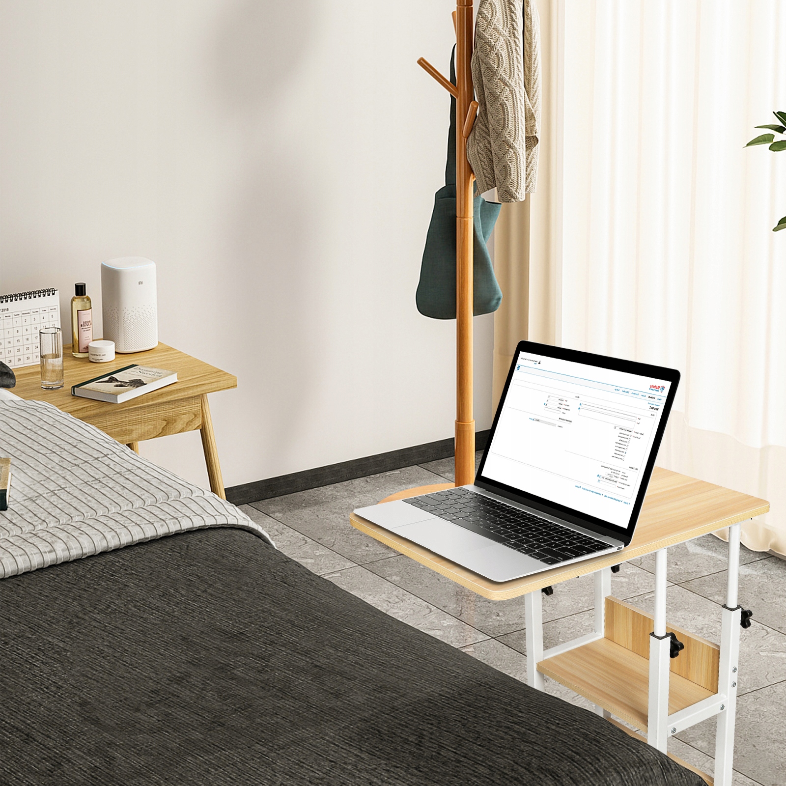 Mobilny Stolik Pod Laptopa Biurko komputerowe Biurko na kółkach 76-83cm Kod producenta 4309487849772