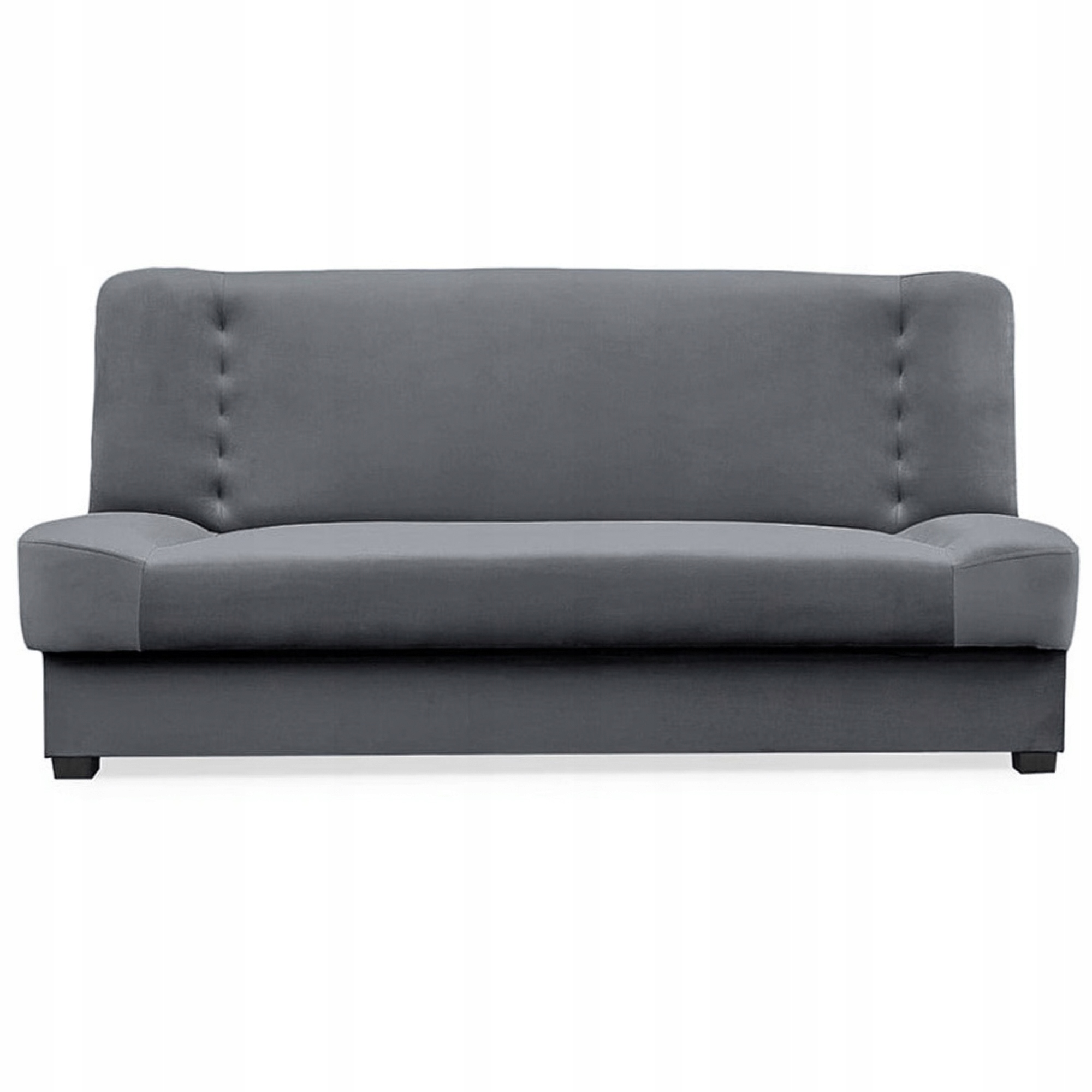 Sofa Rozkładana Z Funkcją Spania Wersalka Kanapa Dwuosobowa Szara Piano