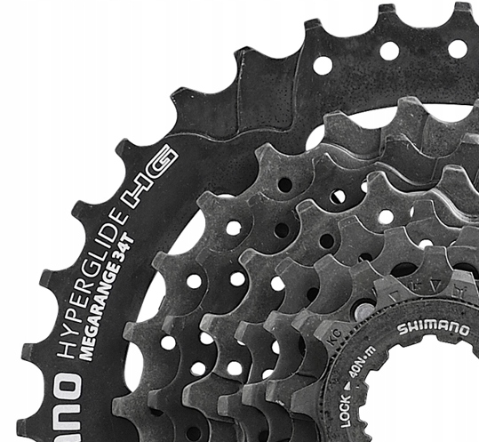 Kaseta Shimano Altus CS-HG31 8 rz. 11-34 + Łańcuch Shimano CN-HG40 Liczba rzędów 8