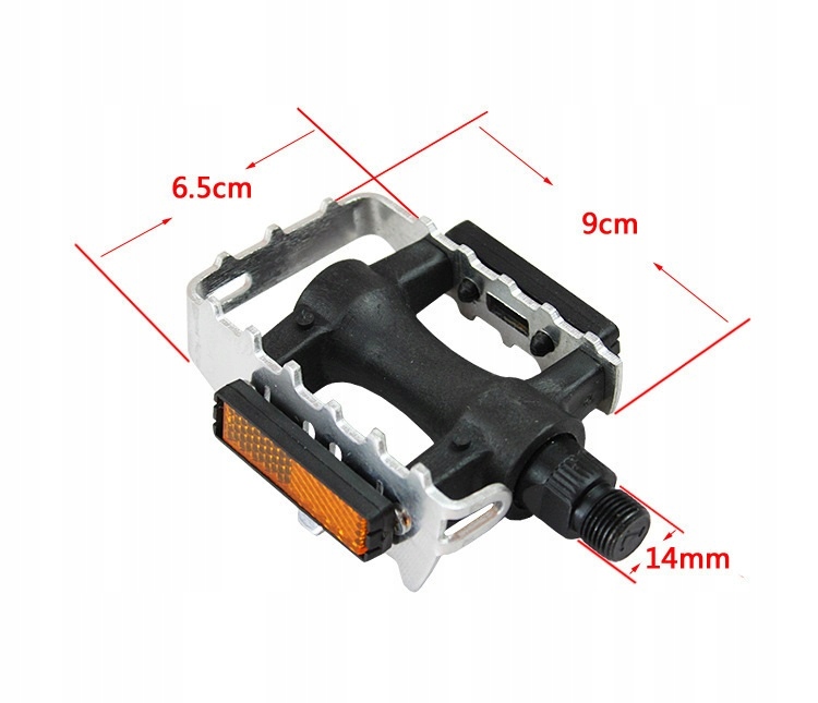 PEDAŁY ROWEROWE MTB PLATFOMOWE PLASTIK ALUMINIUM Model PD3