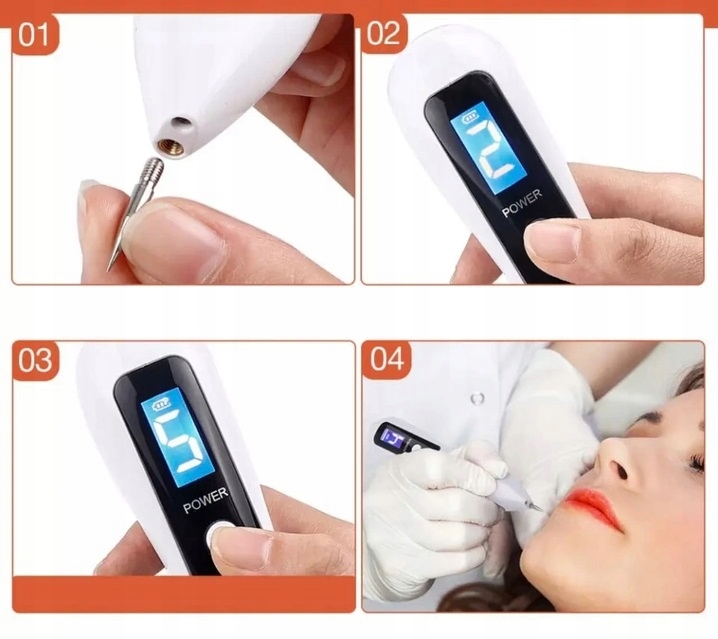 LASER PEN PLAZMA USUWANIE TATUAŻU BLIZN BRODAWEK Moc 4 W