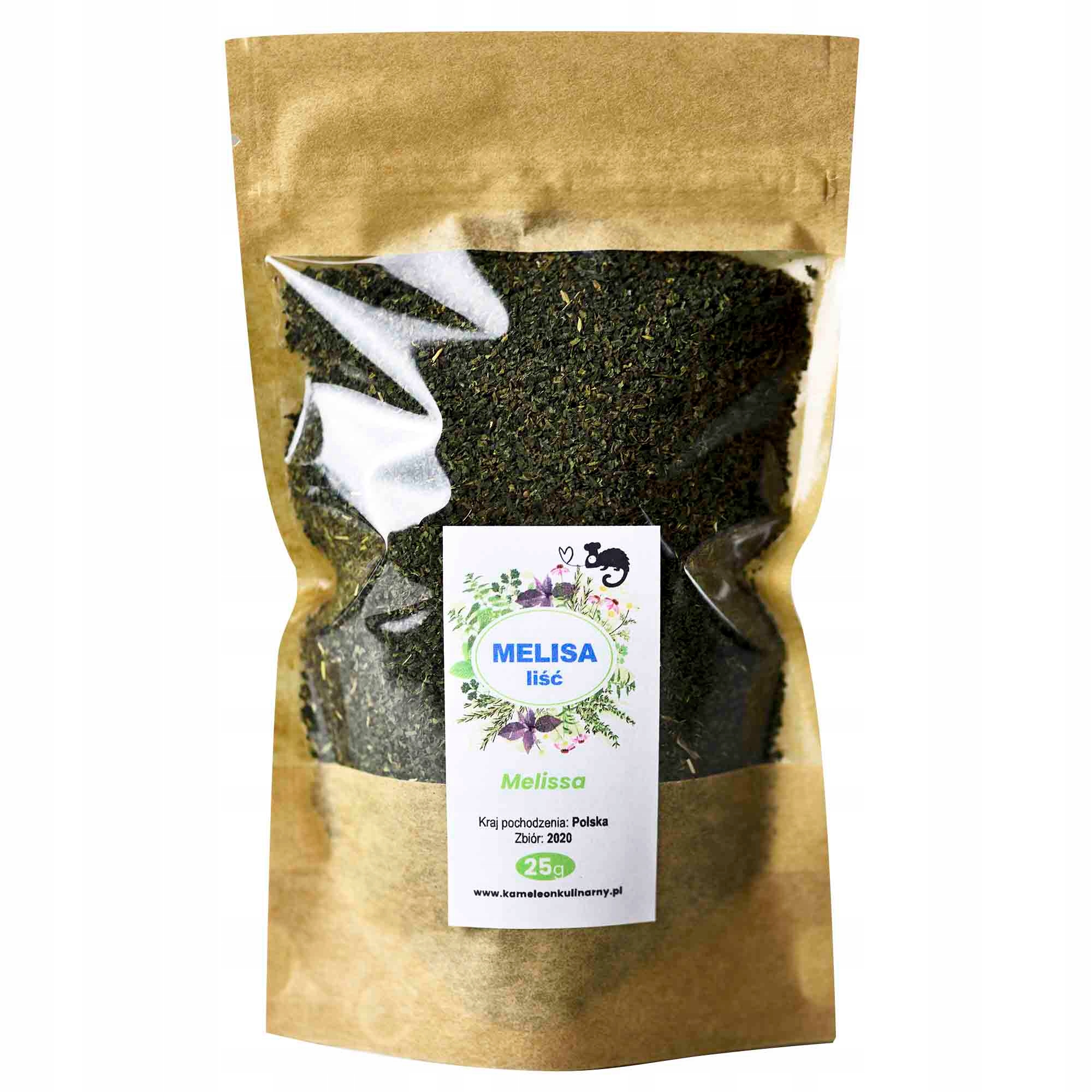 

Melisa Suszona Liść melissa 25g na uspokojenie