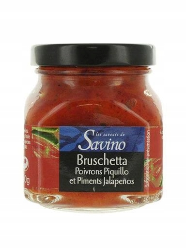 Levně Savino Bruschetta z paprik Piquillo a Jalapeno 140 g