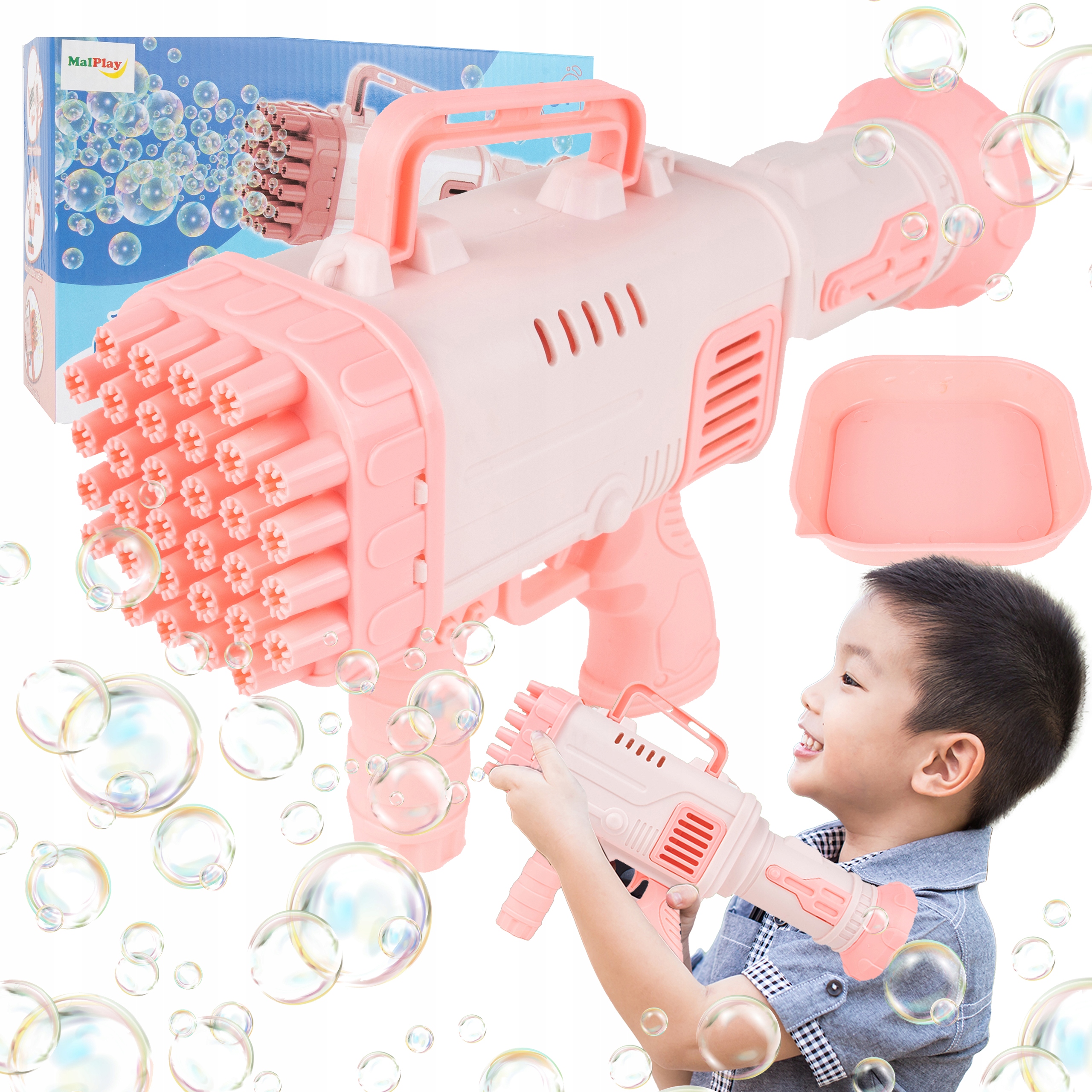 PISTOLET NA BAŃKI MASZYNKA DO BANIEK MYDLANYCH