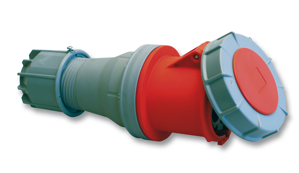 Přenosná silová zásuvka 63A 5P 400V IP67 Pce 235-6