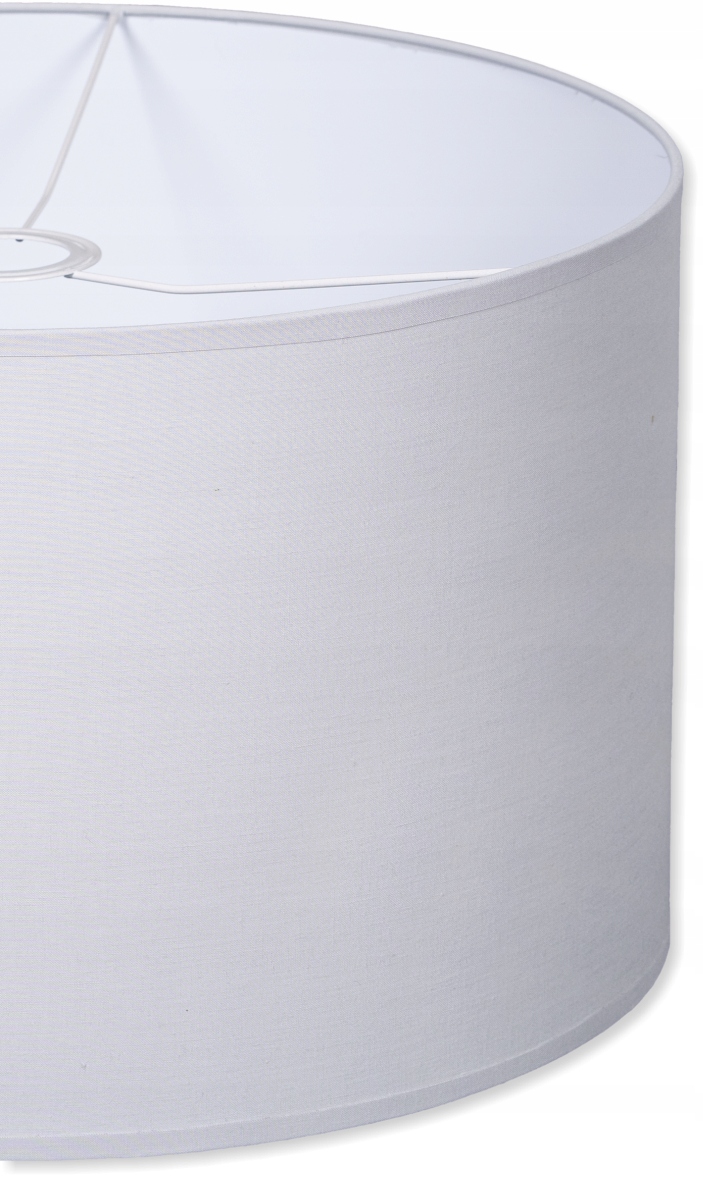 Wytrzymały bawełniany Abażur JASNOSZARY 35 / 20 cm Stan opakowania oryginalne