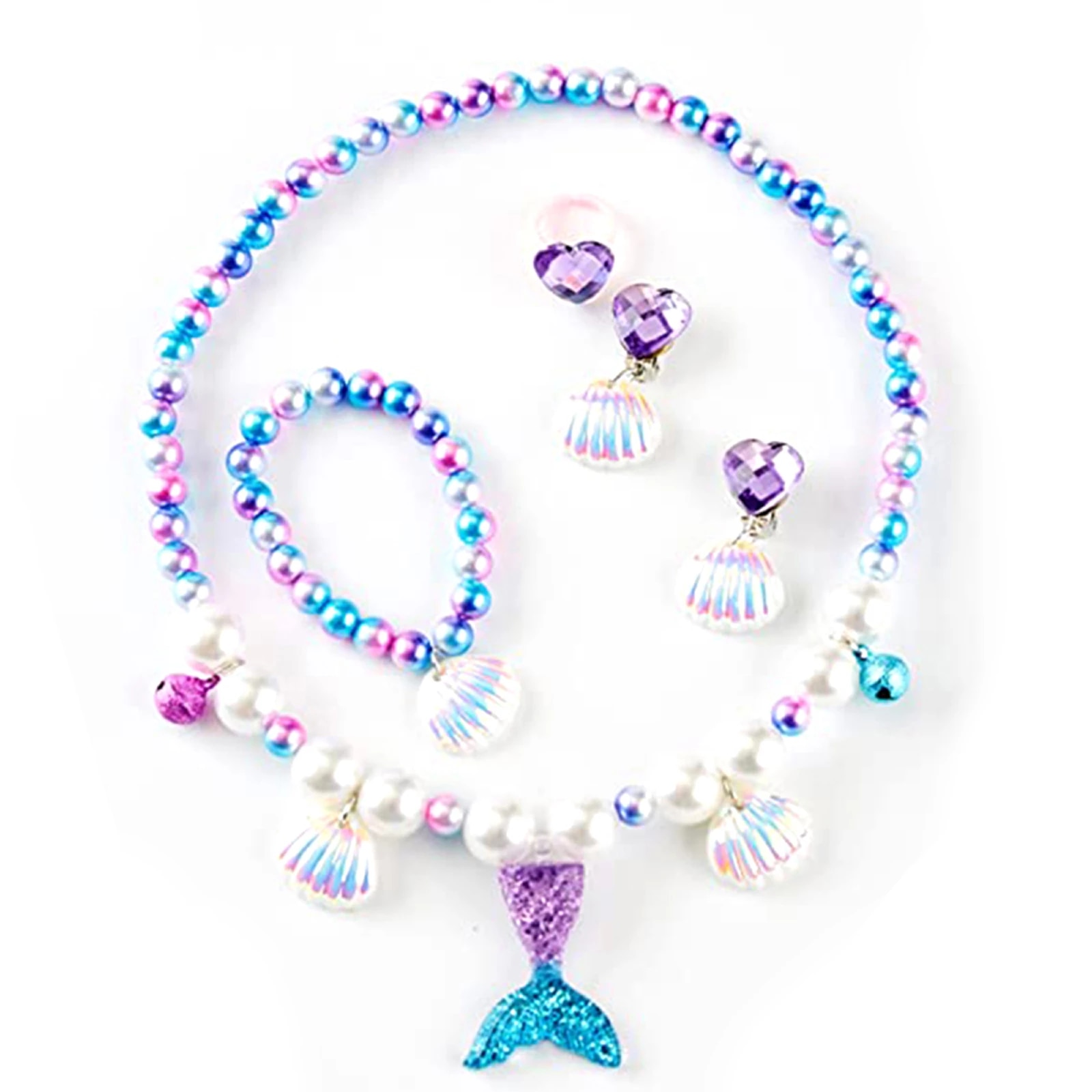 AKCESORIA STRÓJ SYRENKA ARIELKA DIADEM TOREBKA Motyw Inny