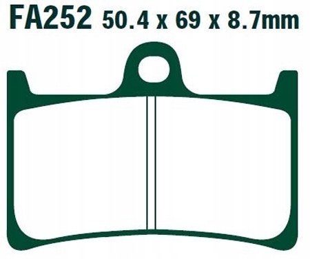 KLOCKI HAMULCOWE EBC YAMAHA XVS 1900 MIDNIGHT STAR 1900 YZF-R1M 1000 PRZÓD Producent EBC