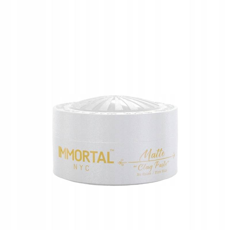 IMMORTAL NYC HAIR WAX MATTE CLAY PASTE BIAŁY 150ML