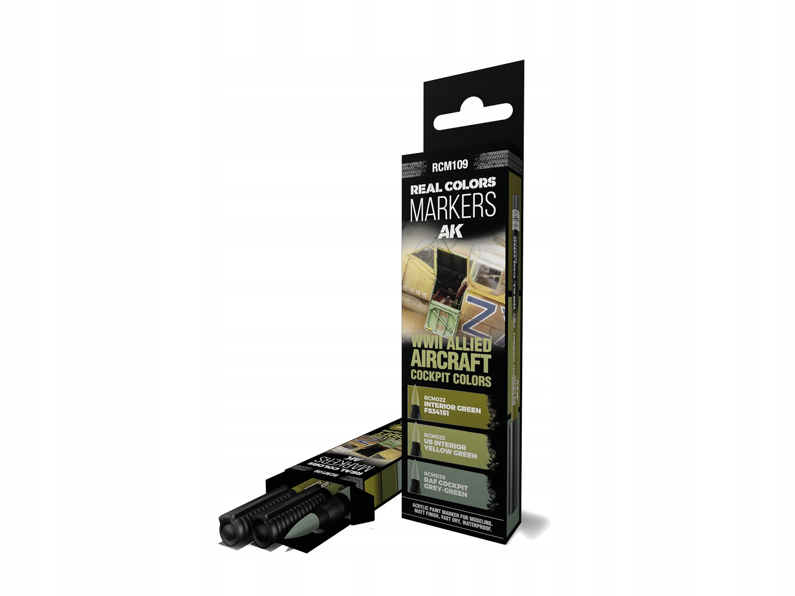 Markery RC Real Colors WWII Allied Aircraft Cockpit RCM109 AK Interactive