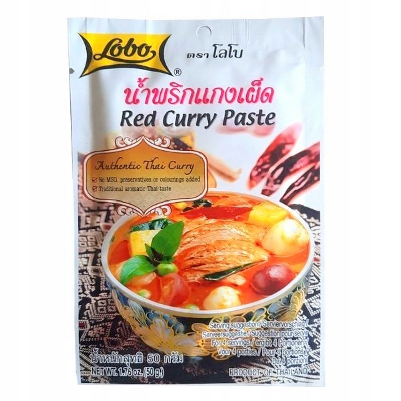 

Pasta Curry Czerwona Tajlandia 50G Orientalna Ostr