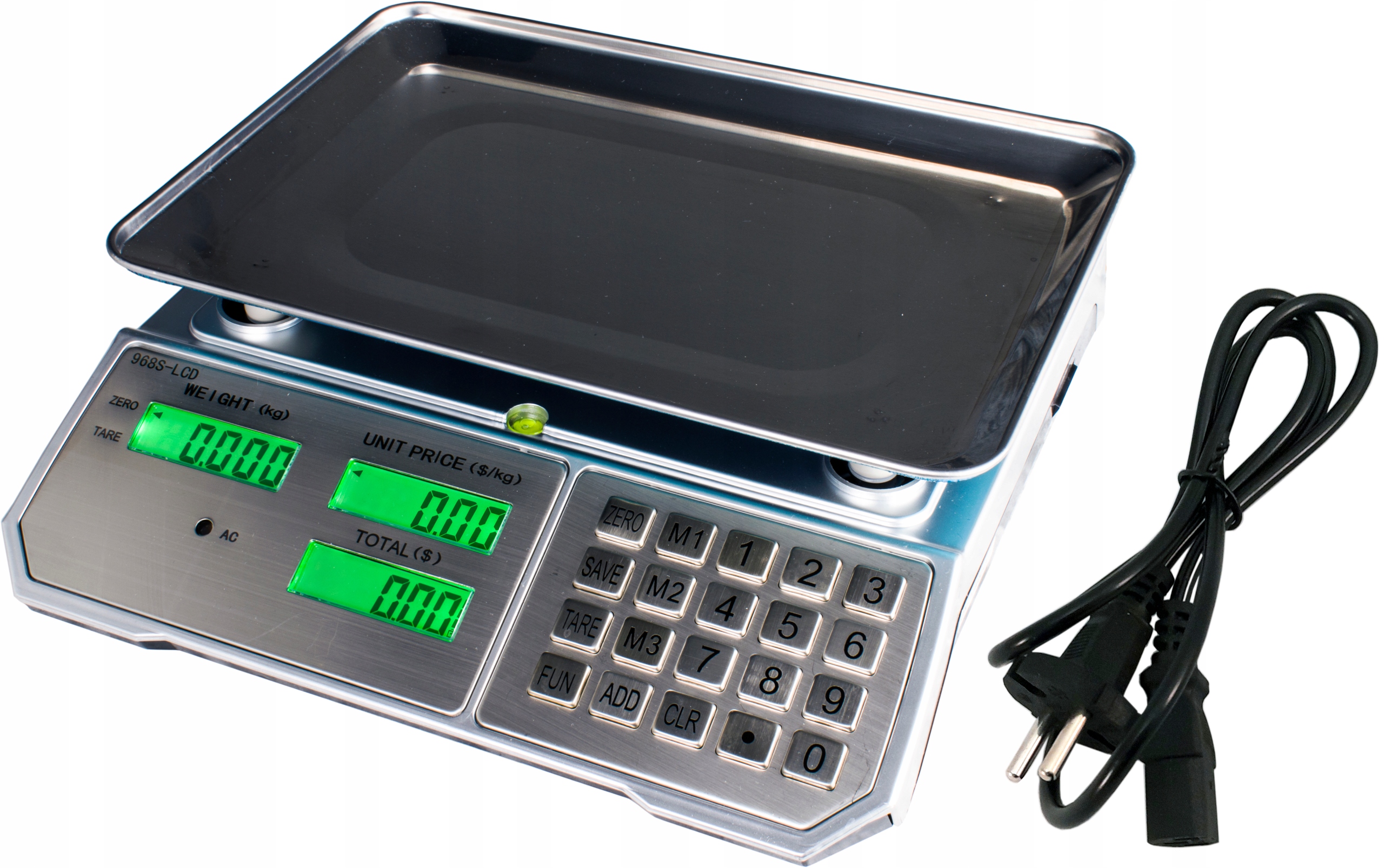 

Elektroniczna Waga Sklepowa LCD Kalkulacyjna 30 kg