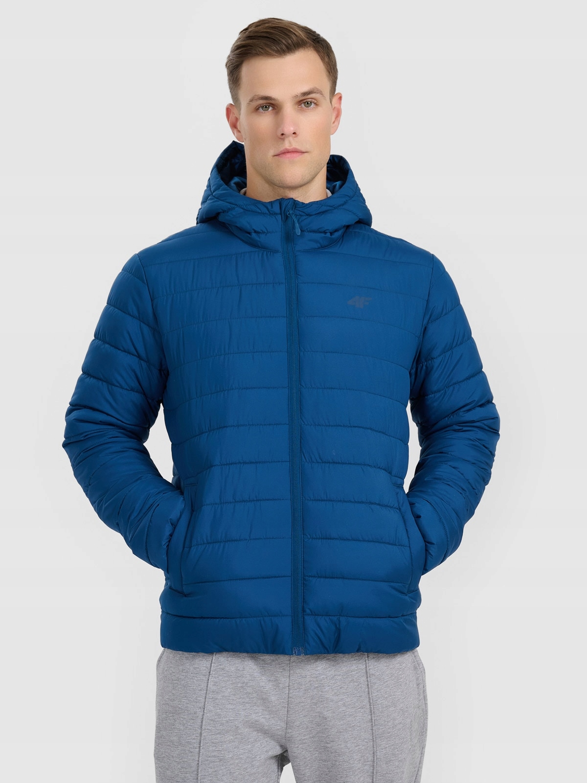 4F Pánská trekingová bunda Tmavě modrá M