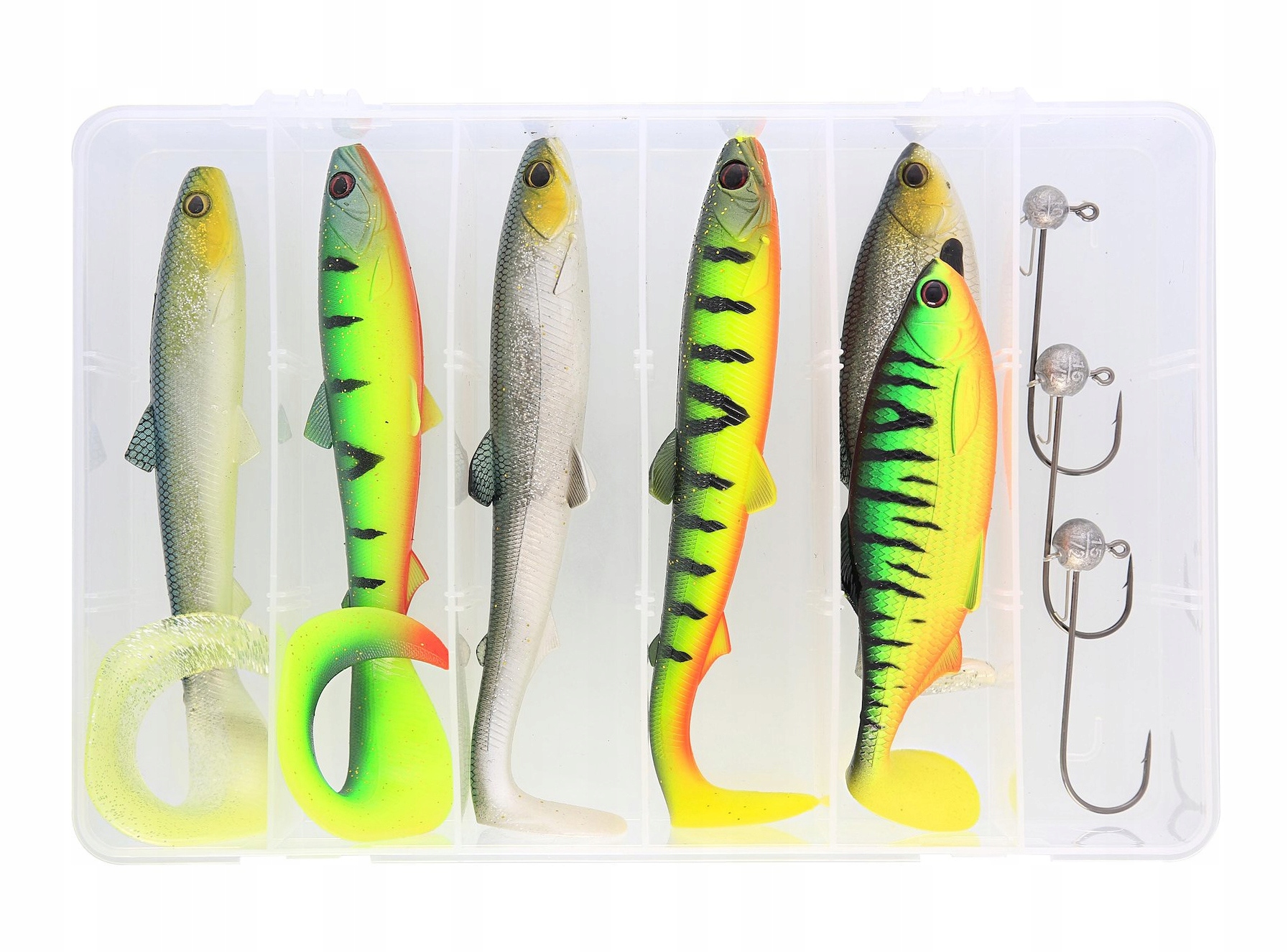 Zestaw Przynęt W Pudełku Westin Pike Box Cast Jig 10szt