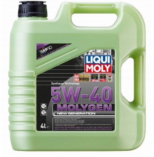 Liqui Moly Olej 5V40 4L Molygen A3/B4 Sn LL01 9.55535-H2/N2/Z2 229.5