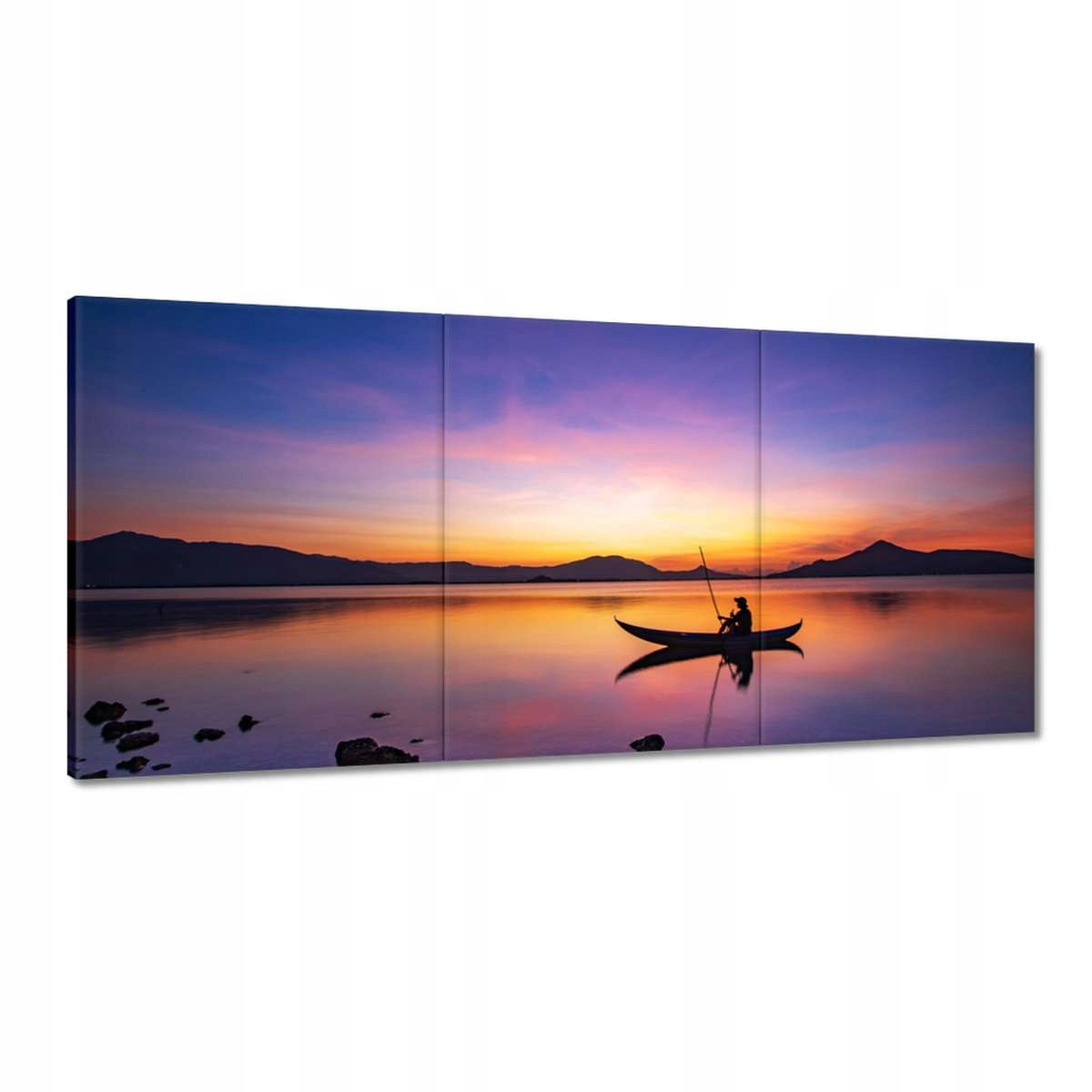 Obrazy 210x100 Večerné rybárčenie