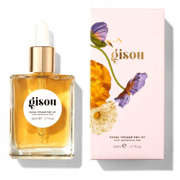 Gisou Honey Infused Hair Oil – Wielofunkcyjny olejek do włosów 50ml