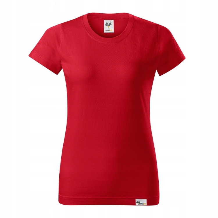 

KT00- M/ Koszulka bawełna t-shirt damska czerwona