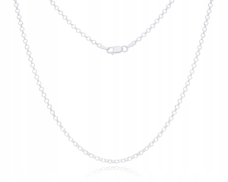 Stříbrný řetízek dámský, rolo vazba, široký, ryzost 925, délka 60 cm