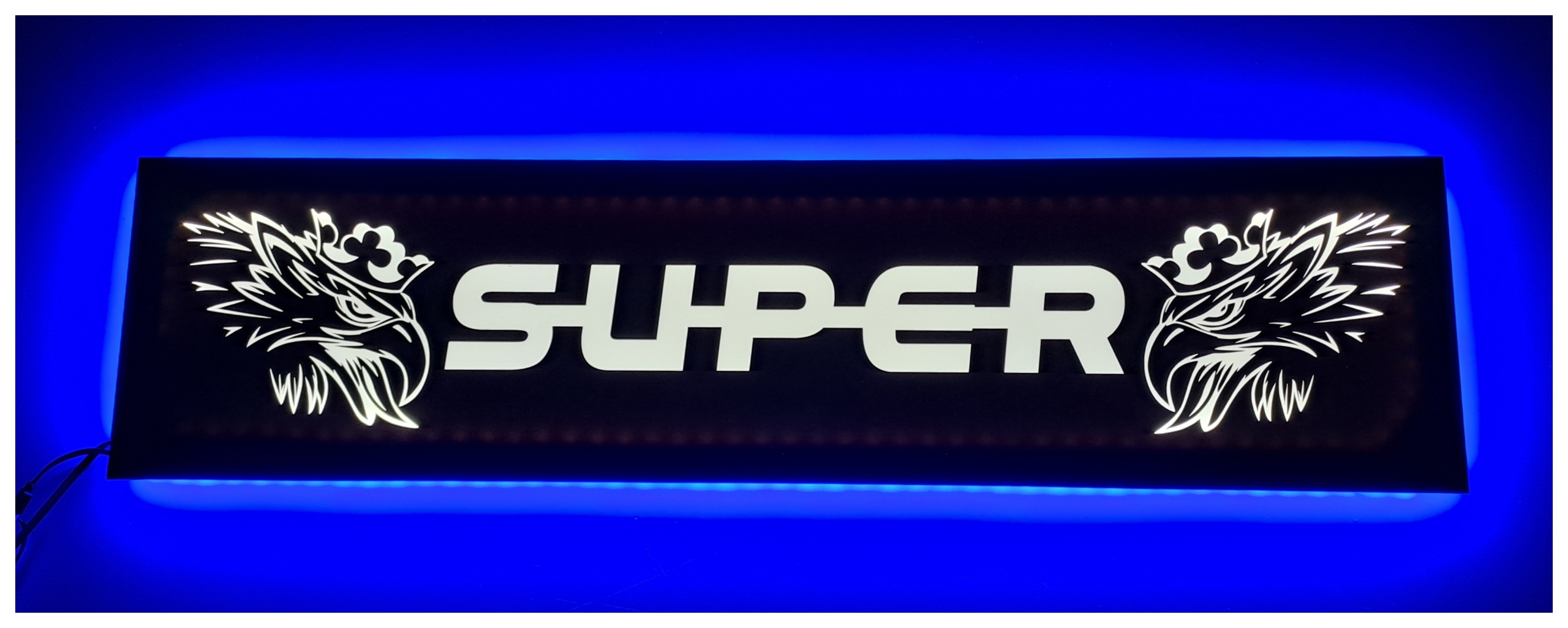 Led tabuľa nad posteľou man daf scania s podsvietením kabíny Tir