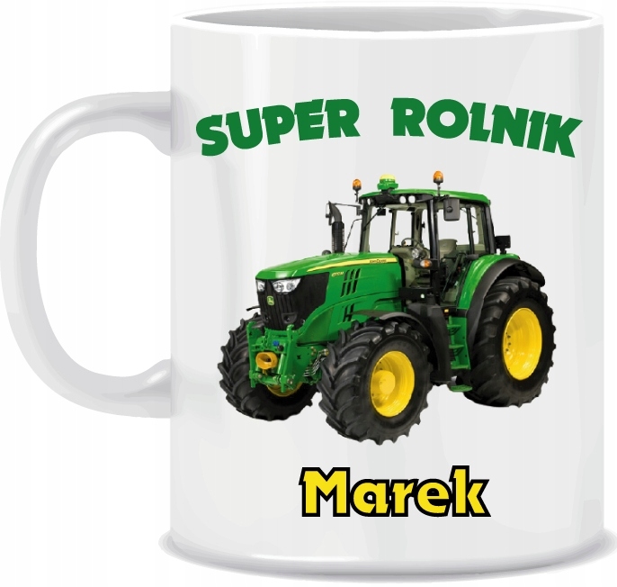 

Kubek ciągnik traktor Super Rolnik + Imię Rolnika