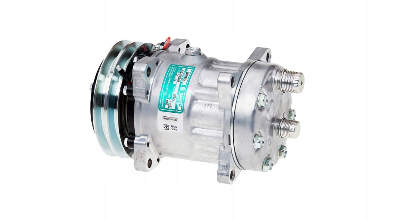 Sprężarka SANDEN SD7H15/8227 -Case/New Holland -OEM 04437339/84056429/84018