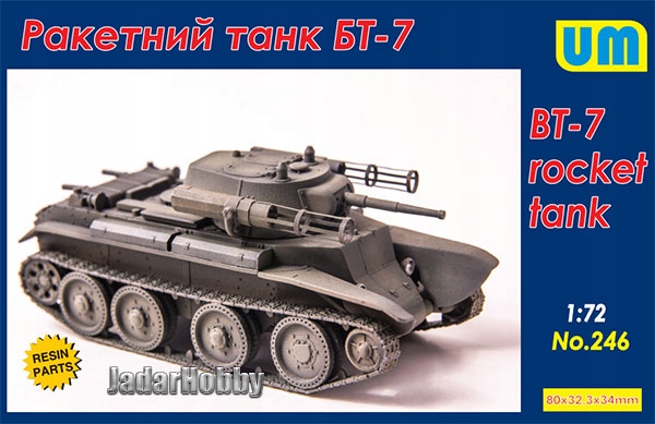 Raketový tank Um 246 1/72 BT-7