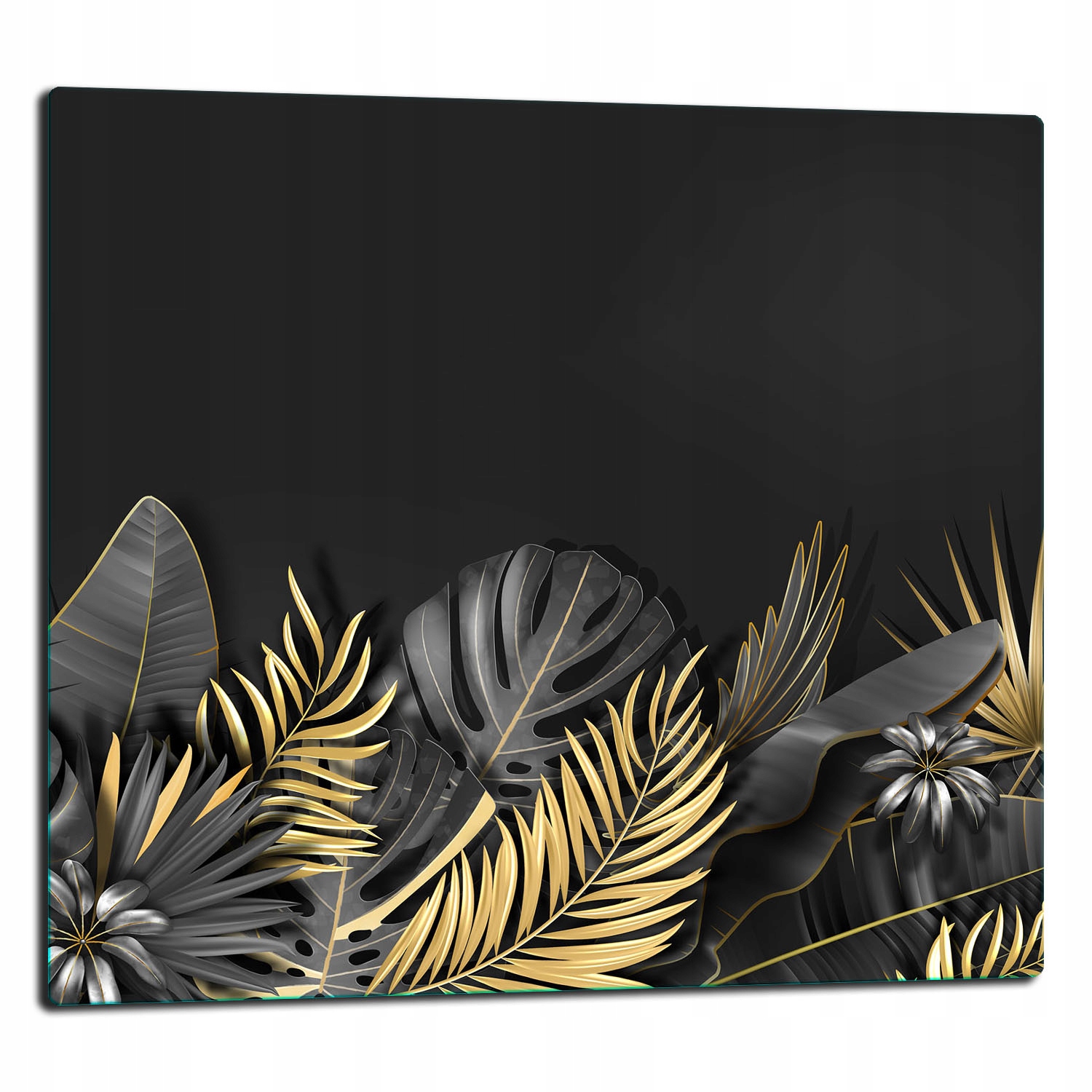 Skleněná Deska Ochranný Panel 65x60 Květiny 7v1