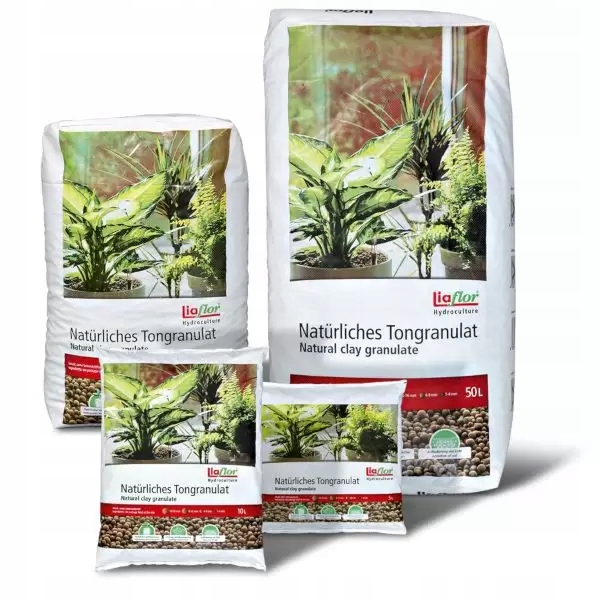 Keramzyt Ogrodniczy Liaflor Premium 4-8 mm 10L Kolor brązowy