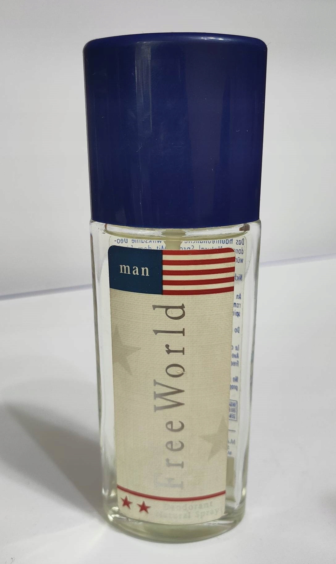 Nová Unikátní Deodorant Free World Man 75 ML – Jediný – Unikátní