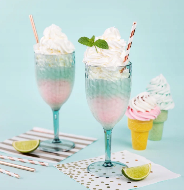 Słomki papierowe do picia napojów drinków urodzinowe przyjęcie 10 szt Kod producenta 512364