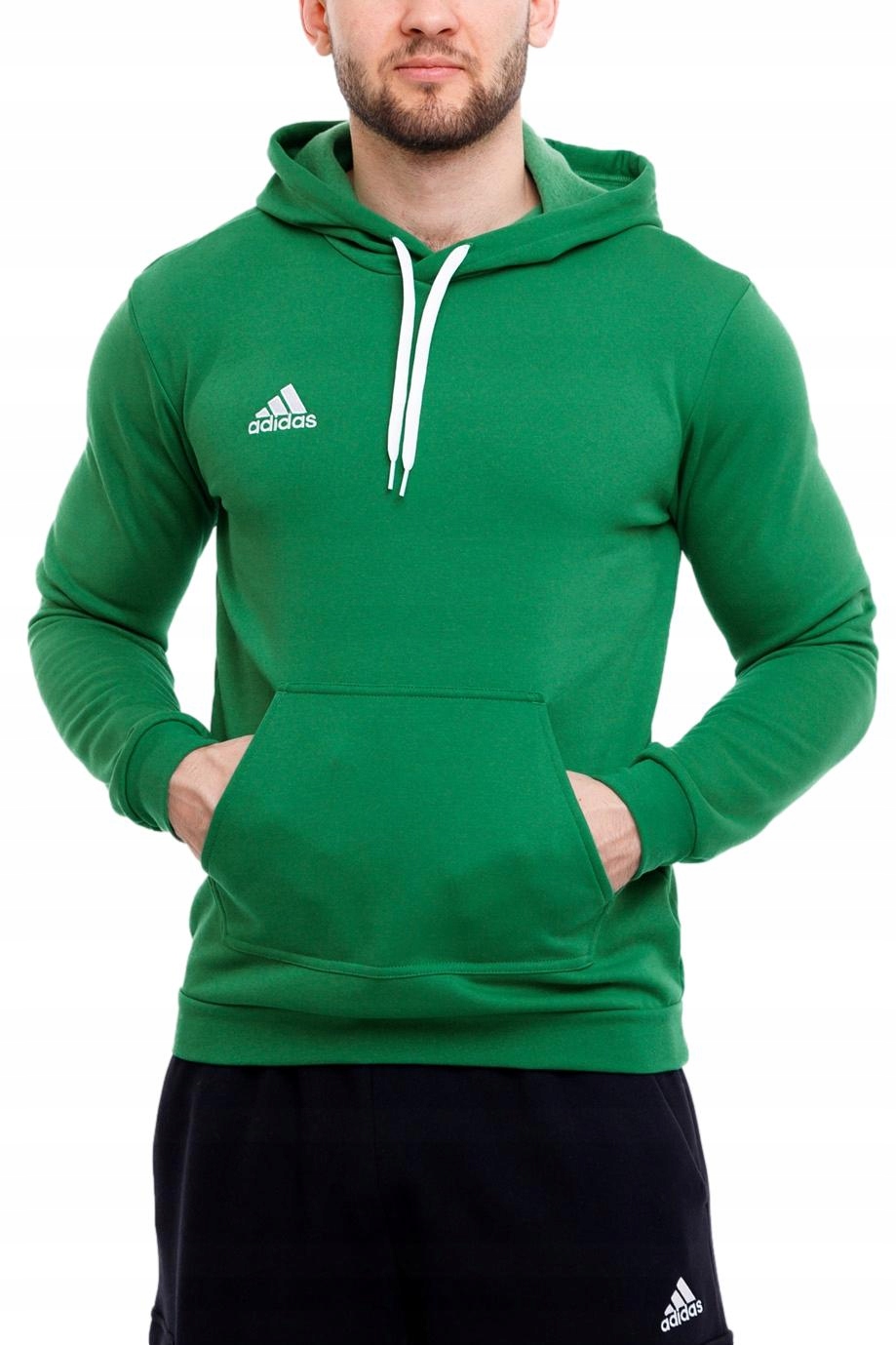 Pánská Mikina adidas s kapucí Klokanka Bavlněná sportovní mikina vel