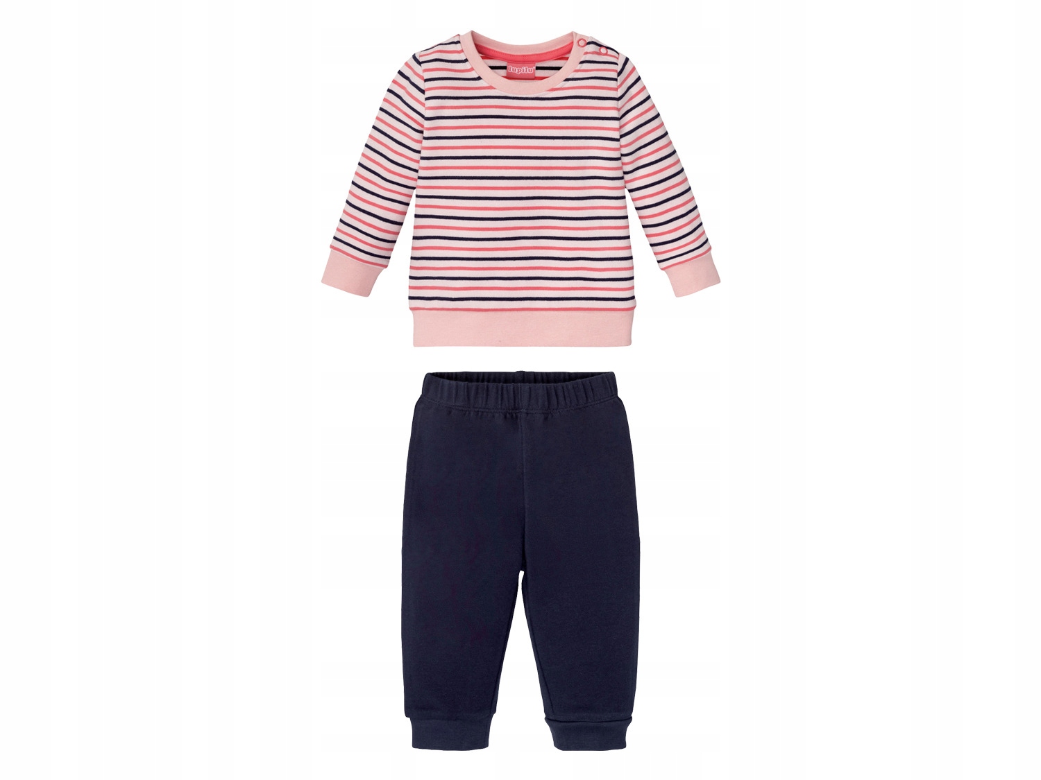 

Dres niemowlęcy, bawełna, spodnie i bluza 74/80