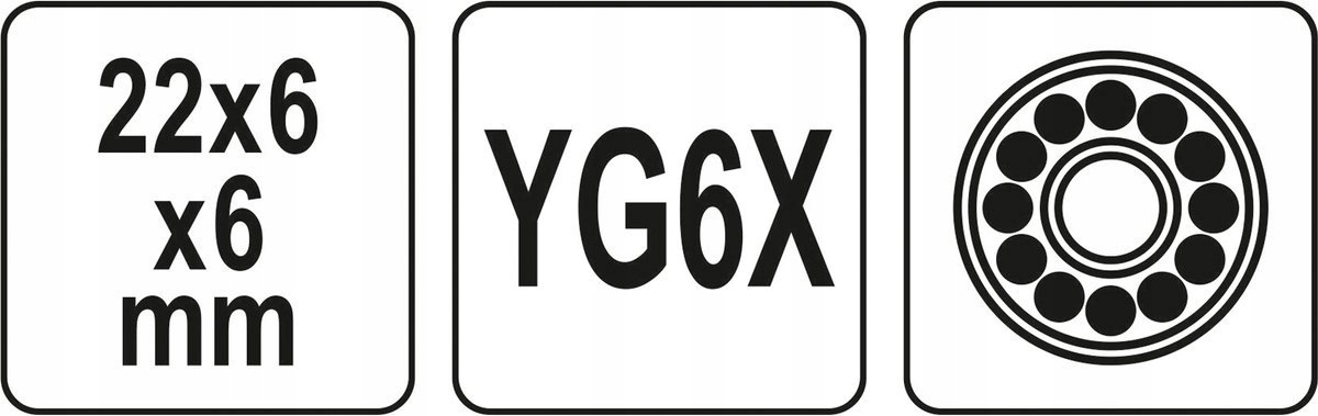 KÓŁKO NÓŻ TNĄCY 22mm DO PRZECINAREK ŁOŻYSKOWANE Seria YATO