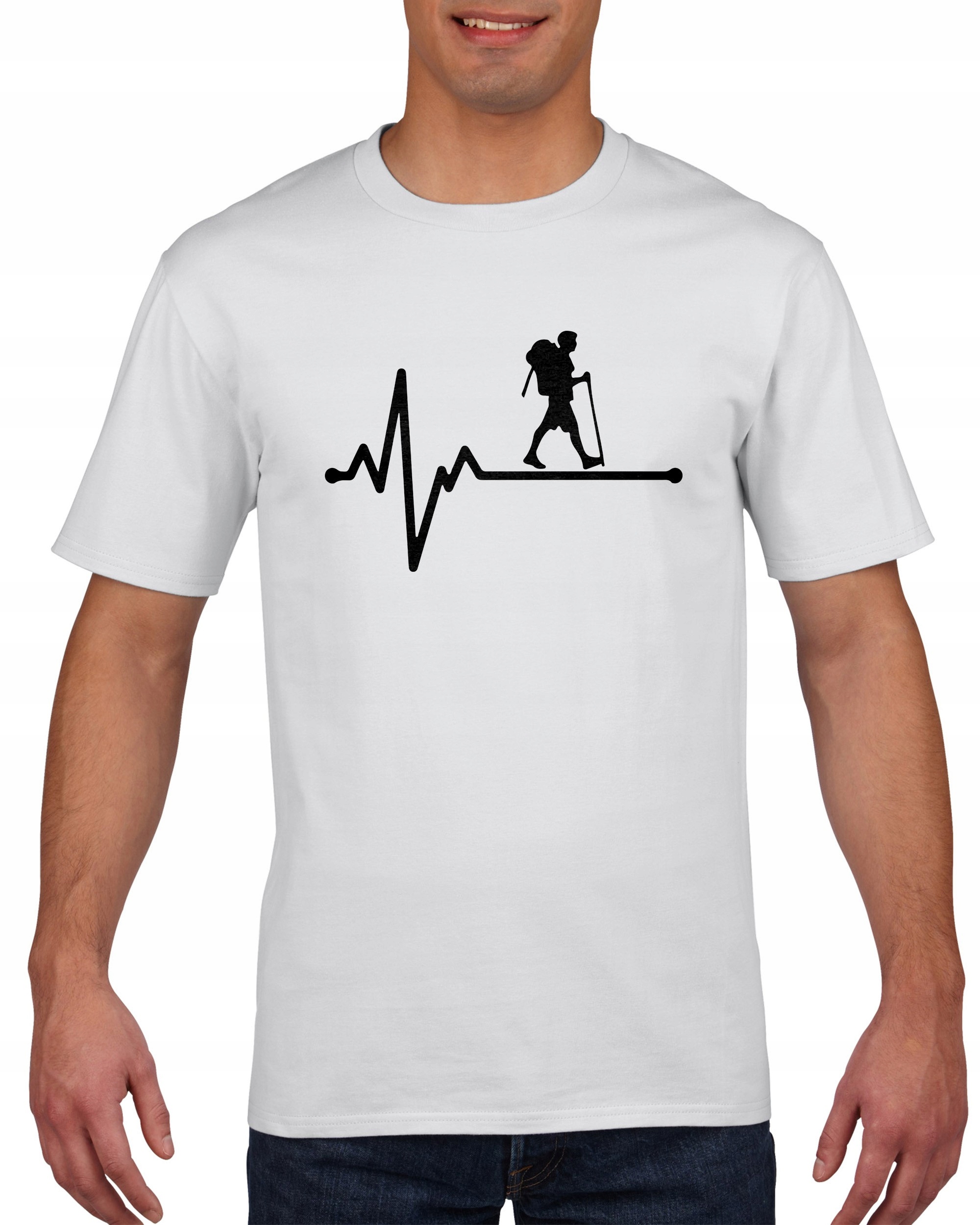 

Koszulka męska Linia życia Ekg turystyka M