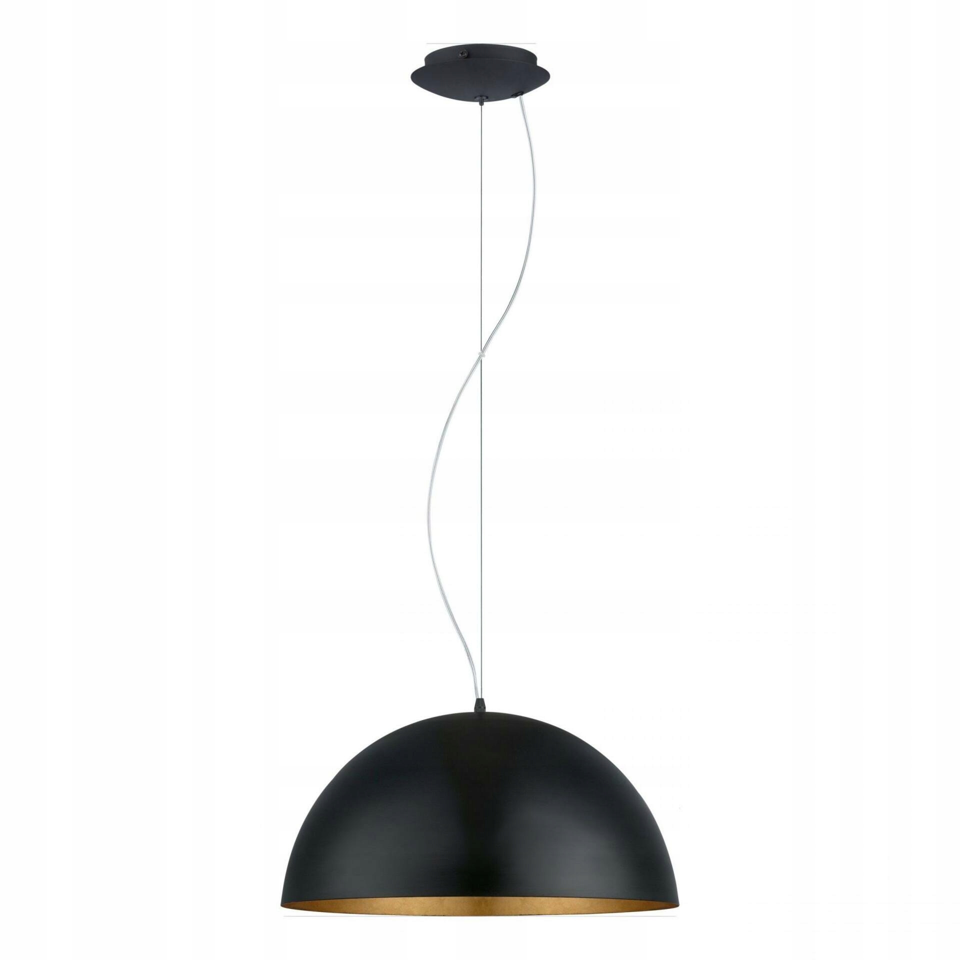 Závěsné svítidlo Eglo Gaetano 1 E27 černá/zlatá 530mm